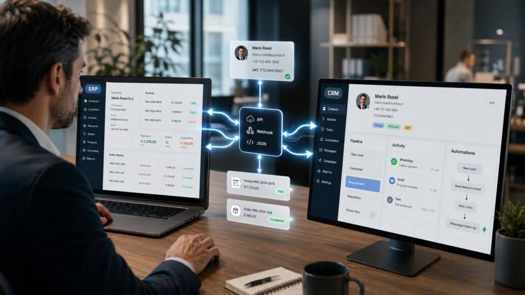 Sincronizzazione bidirezionale ERP e GoHighLevel: Guida Tecnica