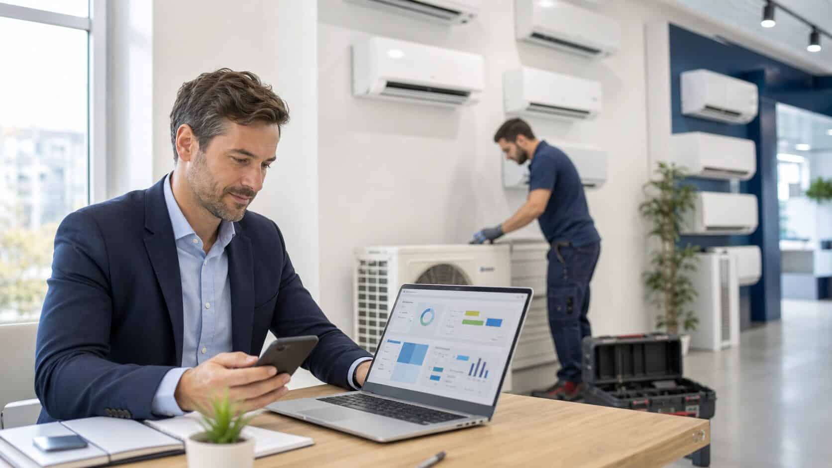 GoHighLevel per installatori di condizionatori: CRM, sopralluoghi e preventivi