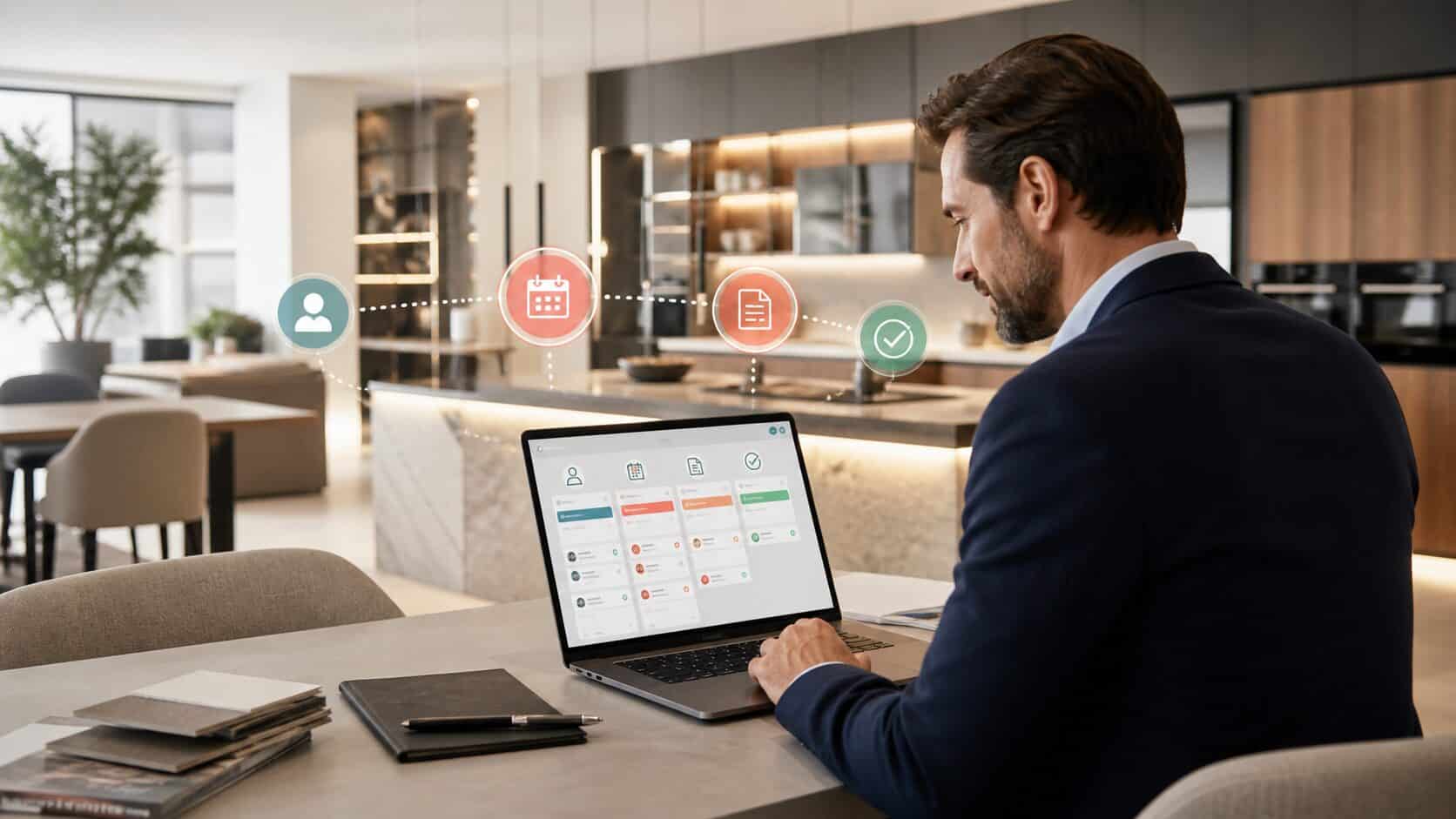 GoHighLevel per negozi di arredamento: automazione di lead, preventivi e follow-up