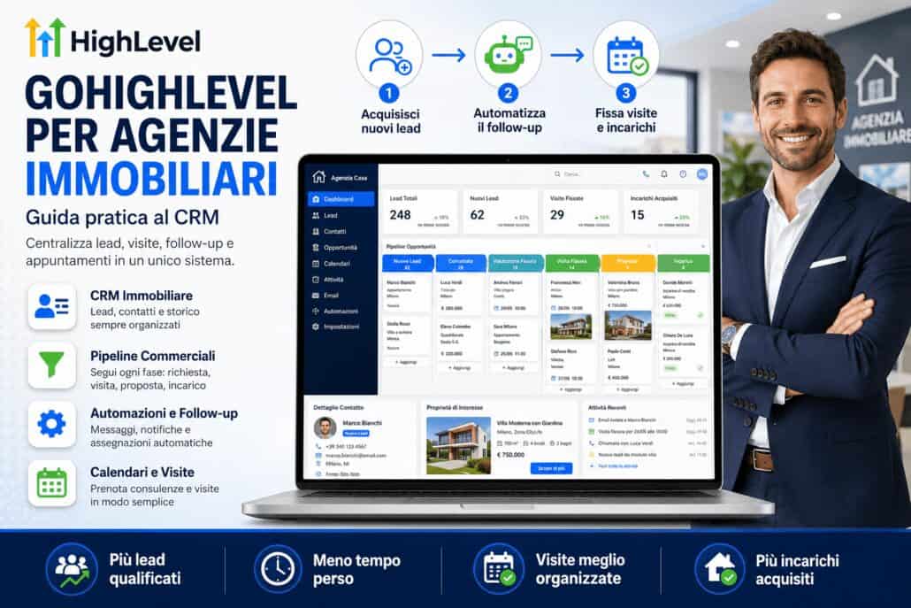 GoHighLevel per agenzie immobiliari: guida CRM