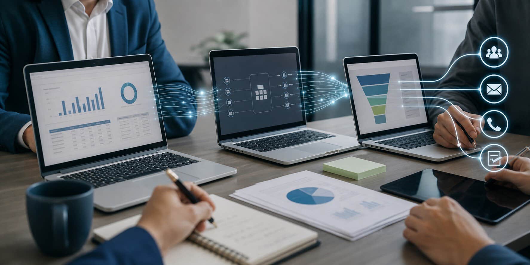 Schema del routing tra gestionale e GoHighLevel